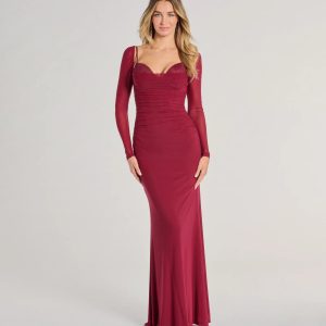 Kennedy Long Sleeve Corset Mermaid Formal Dress