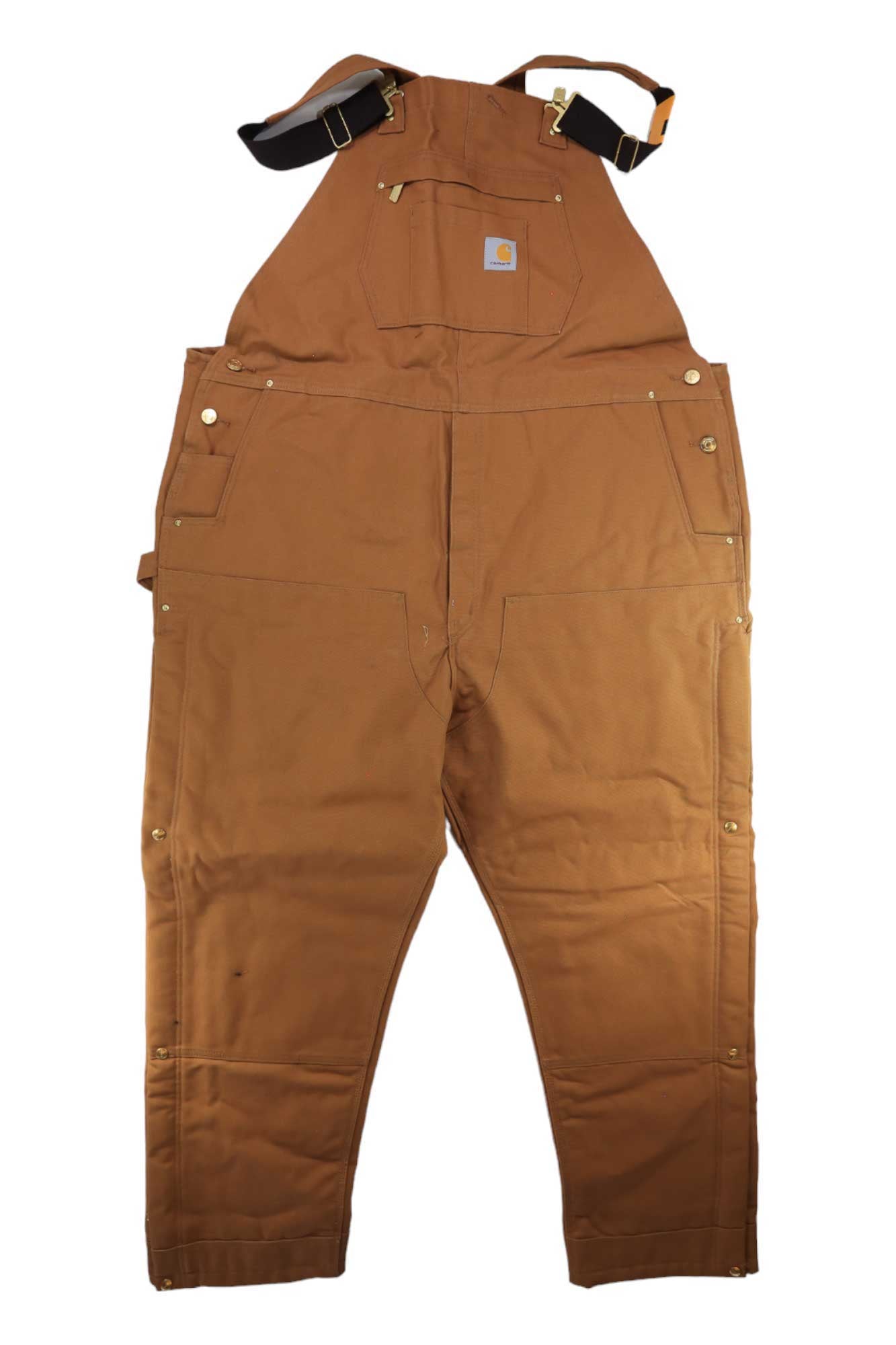 Carhartt Mens Loose Fit Firm Duck Insulated Overall Bib - Image 2