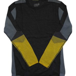 Smartwool Mens Intraknit Thermal Merino Colorblock Crew Base Layer Top