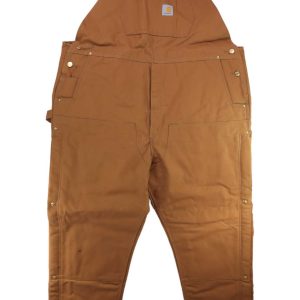 Carhartt Mens Loose Fit Firm Duck Insulated Overall Bib