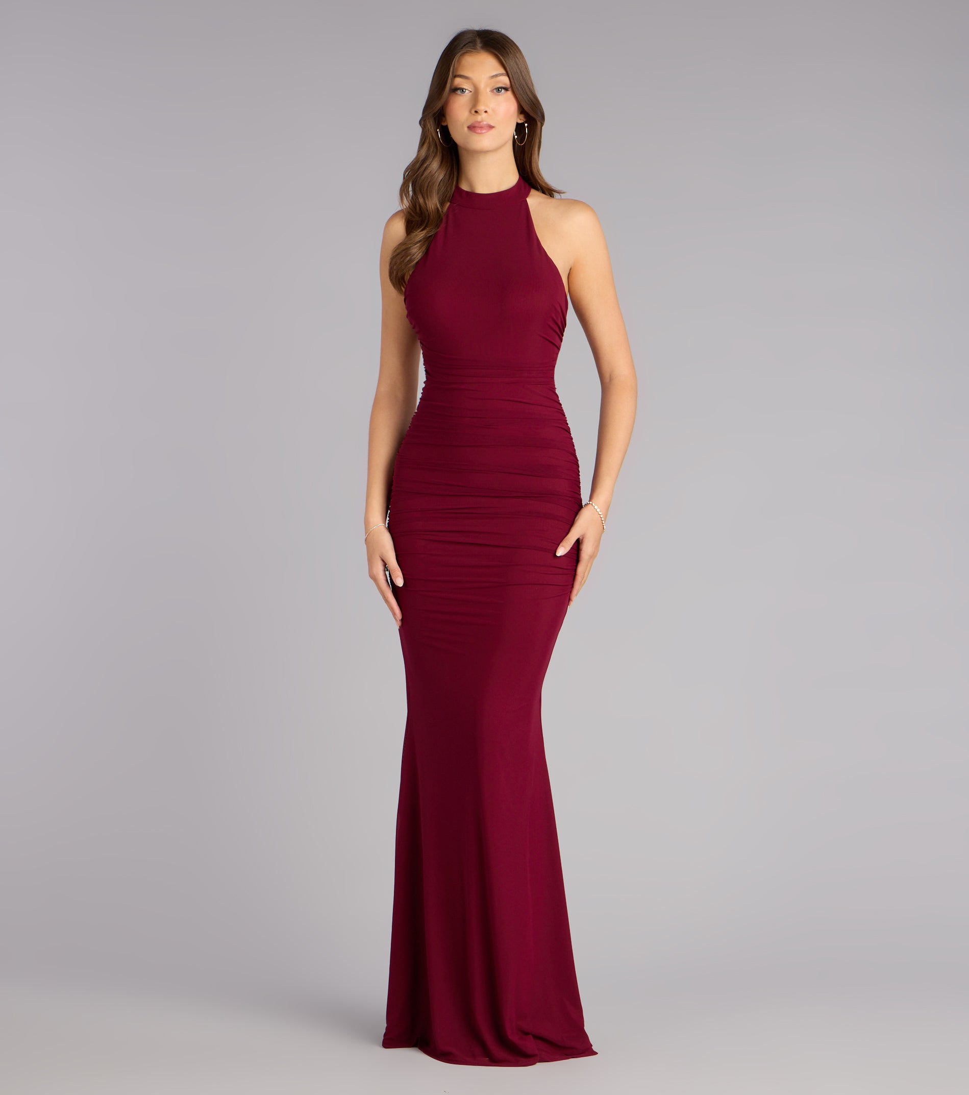 Stefania Lace Open Back Mermaid Formal Dress - Image 7