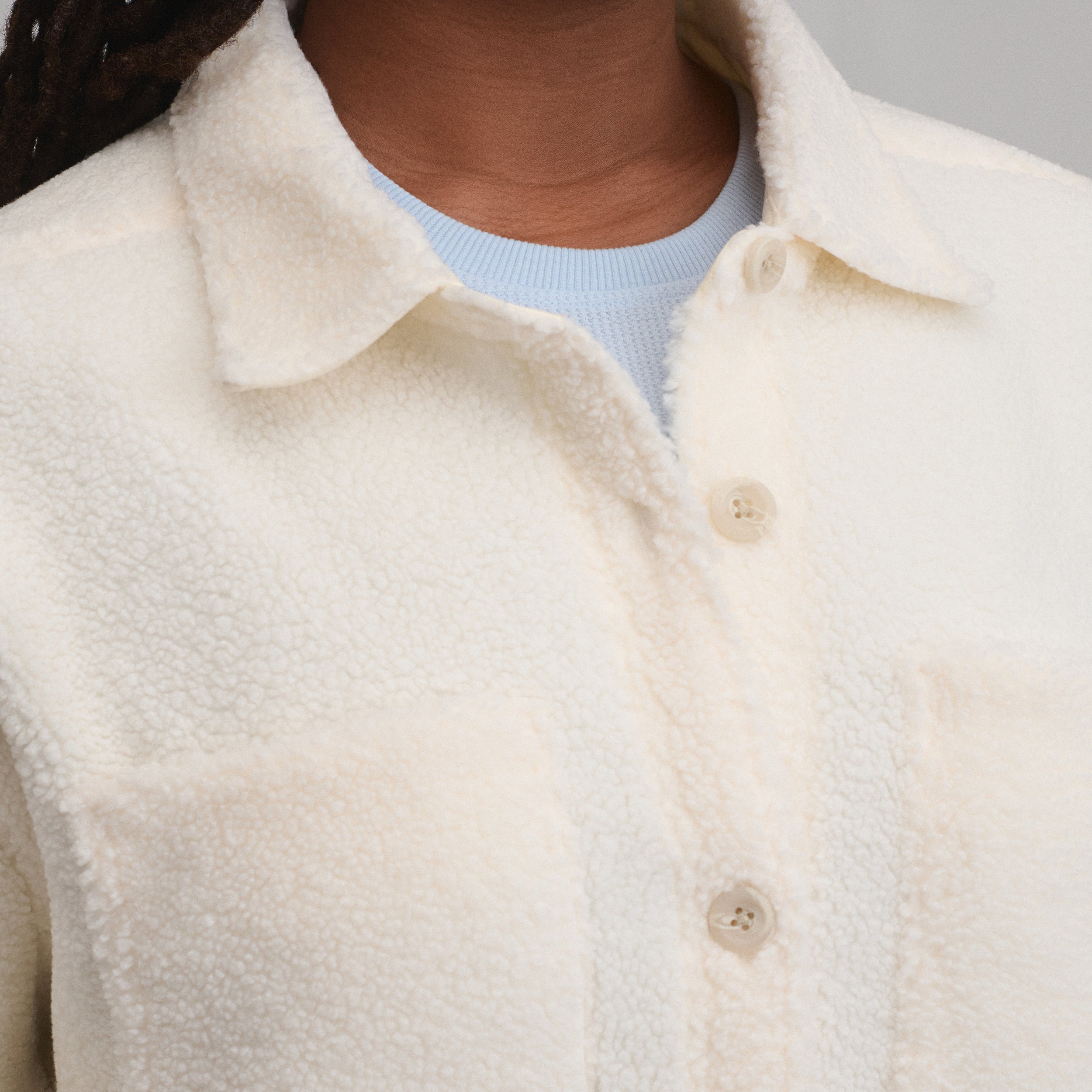 Women's Fleece Shirt Jacket - Image 12