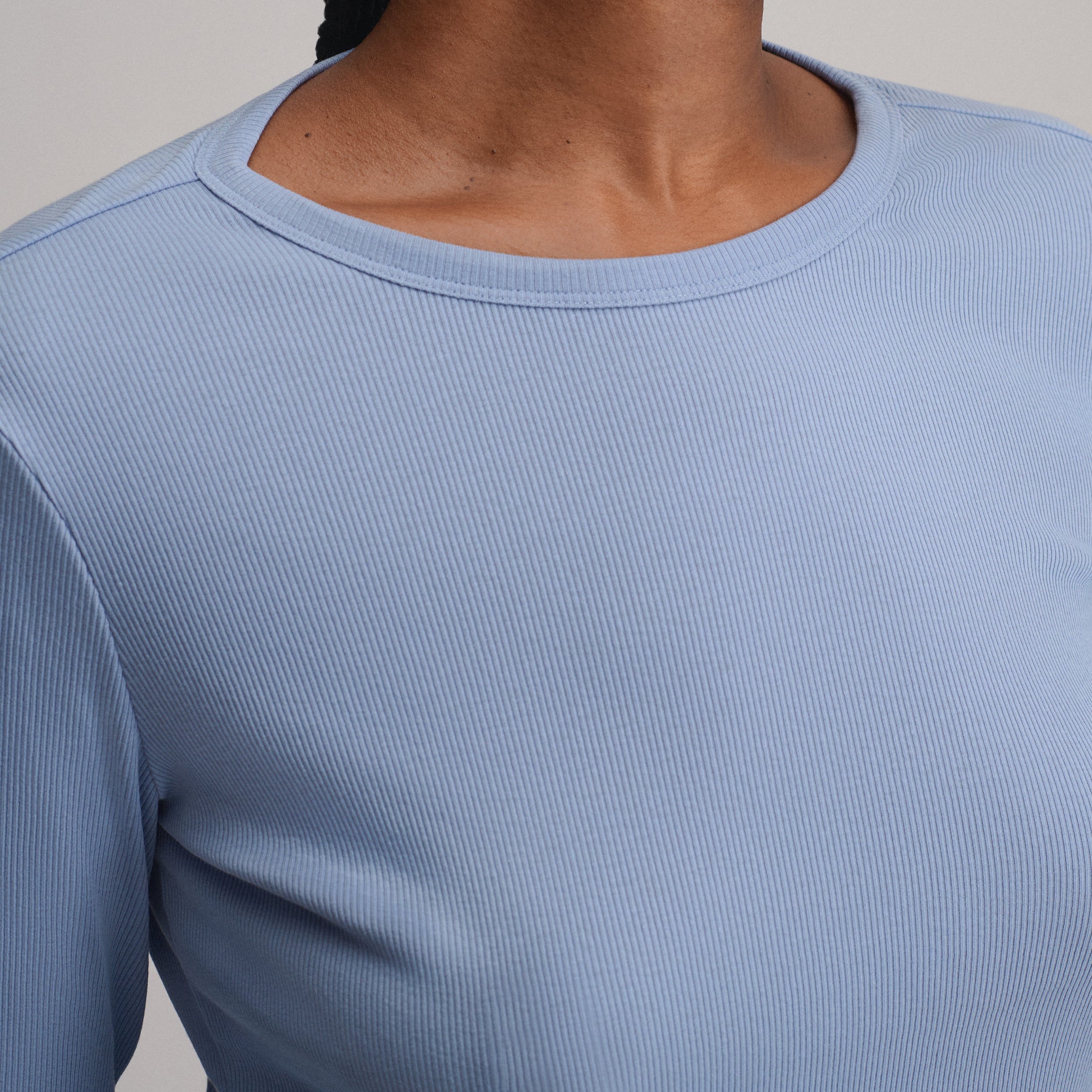 Women's Softline Rib Long-Sleeve Crew - Image 11