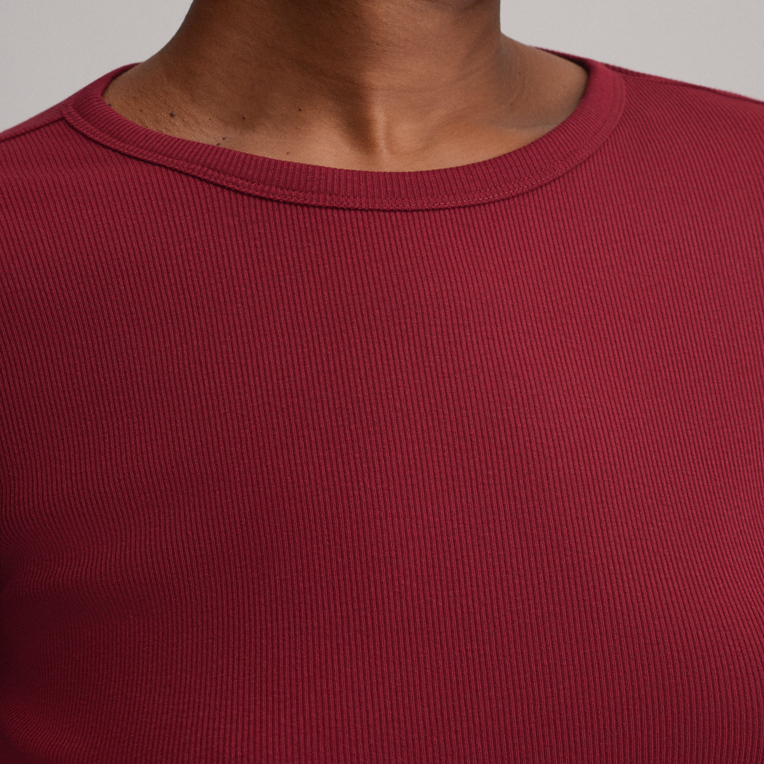 Women's Softline Rib Long-Sleeve Crew - Image 19