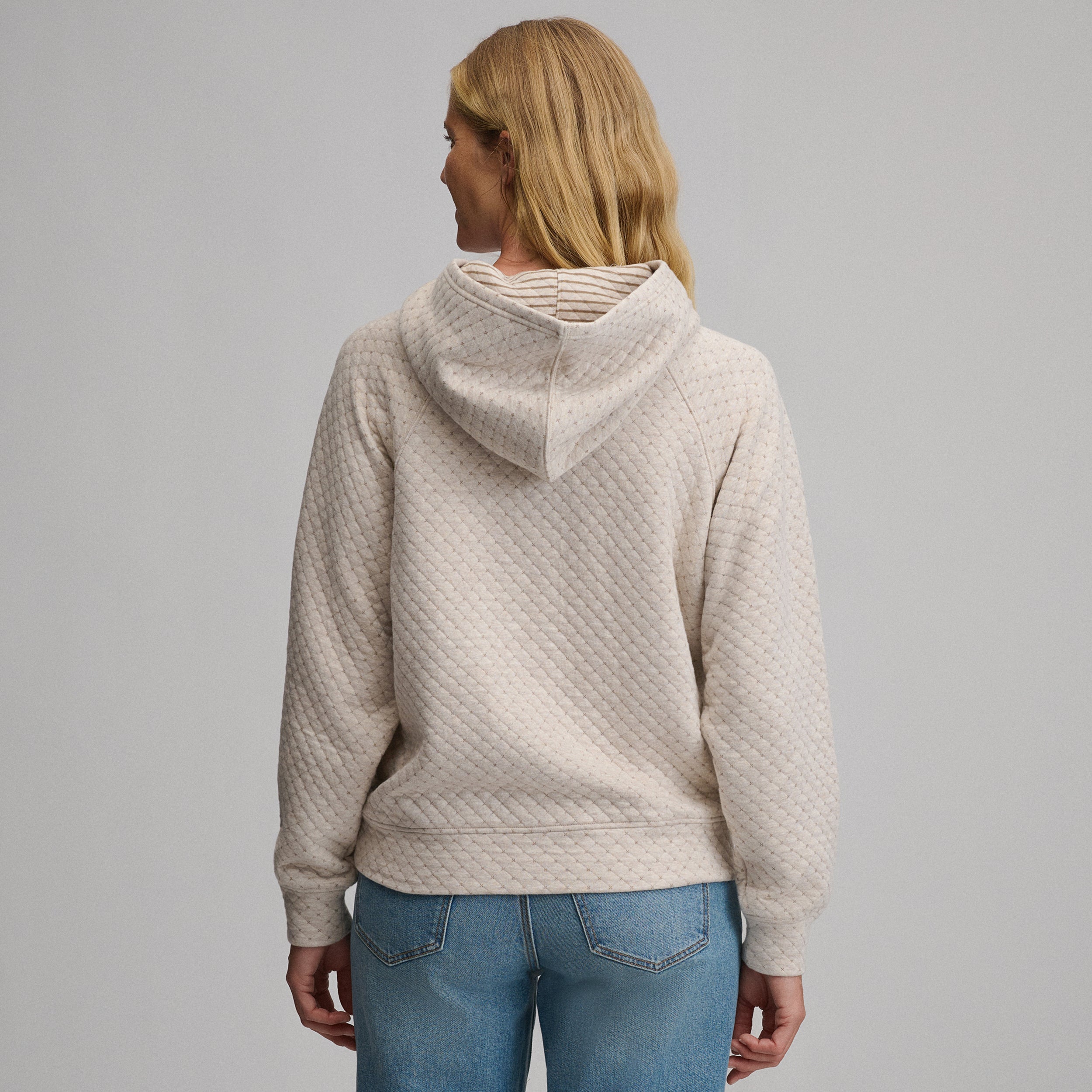Women's Quilted Hoody - Image 10