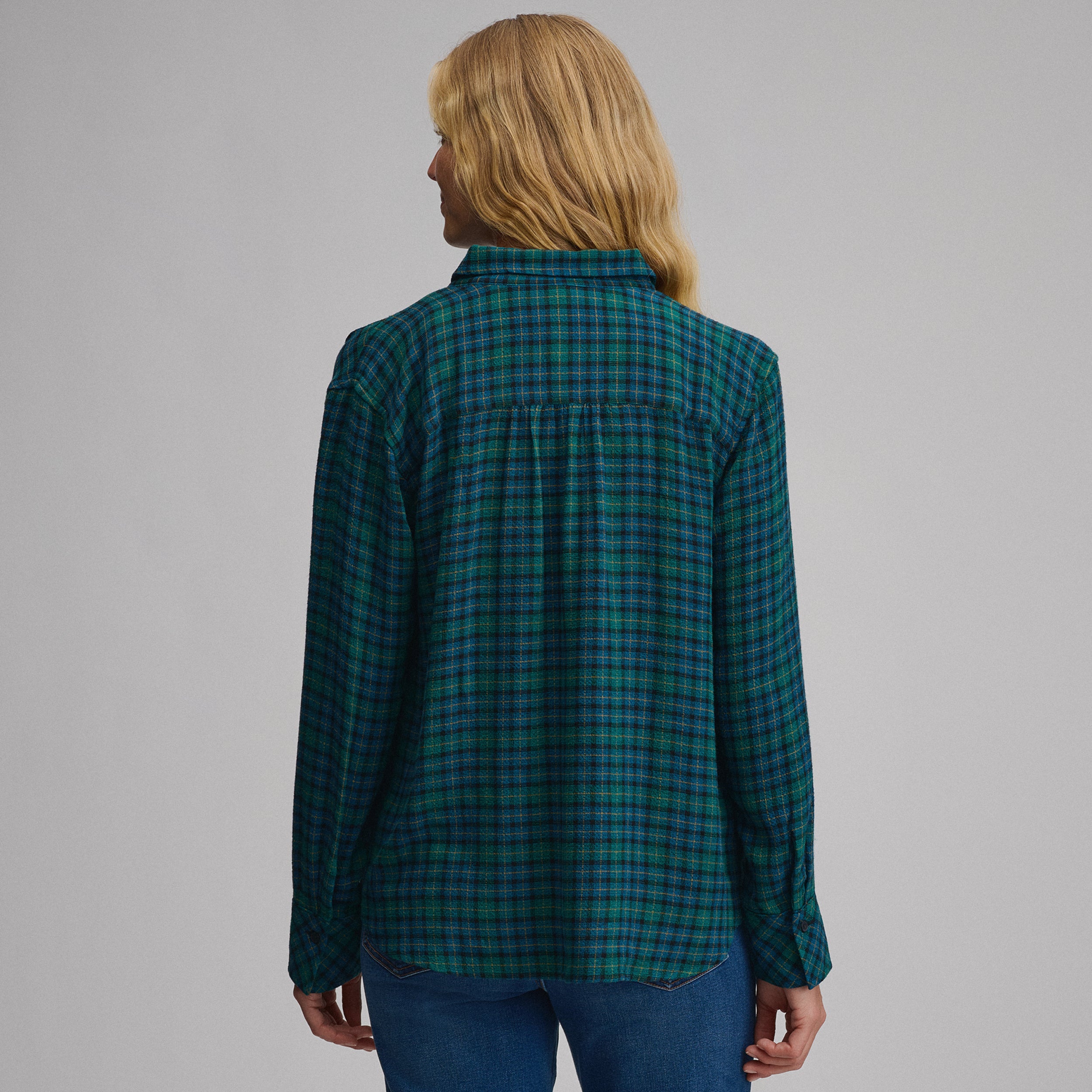 Women's Long-Sleeve Softened Button-Down Shirt - Image 10