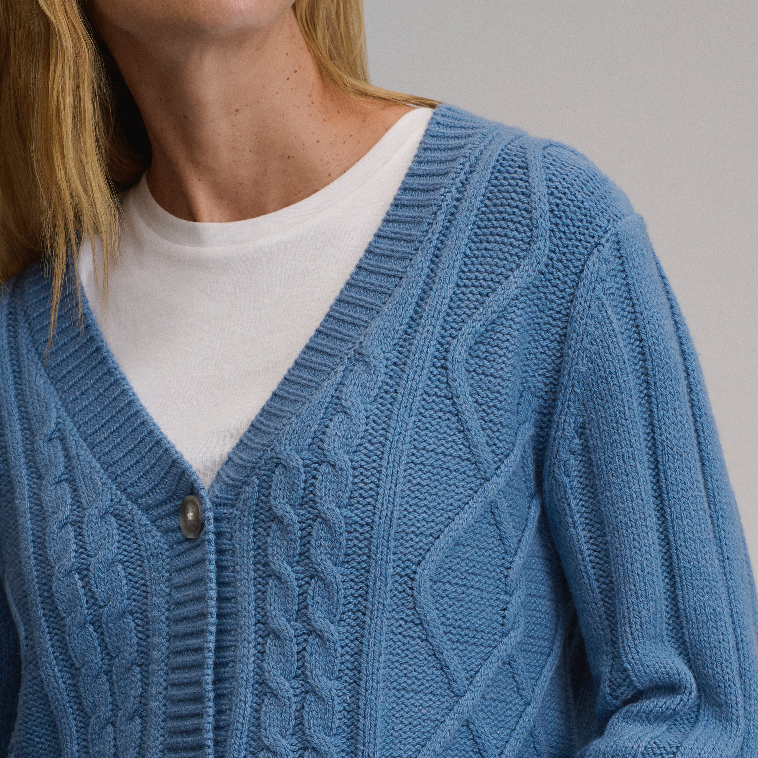 Women's Everloft Cable Cardigan Sweater - Image 7