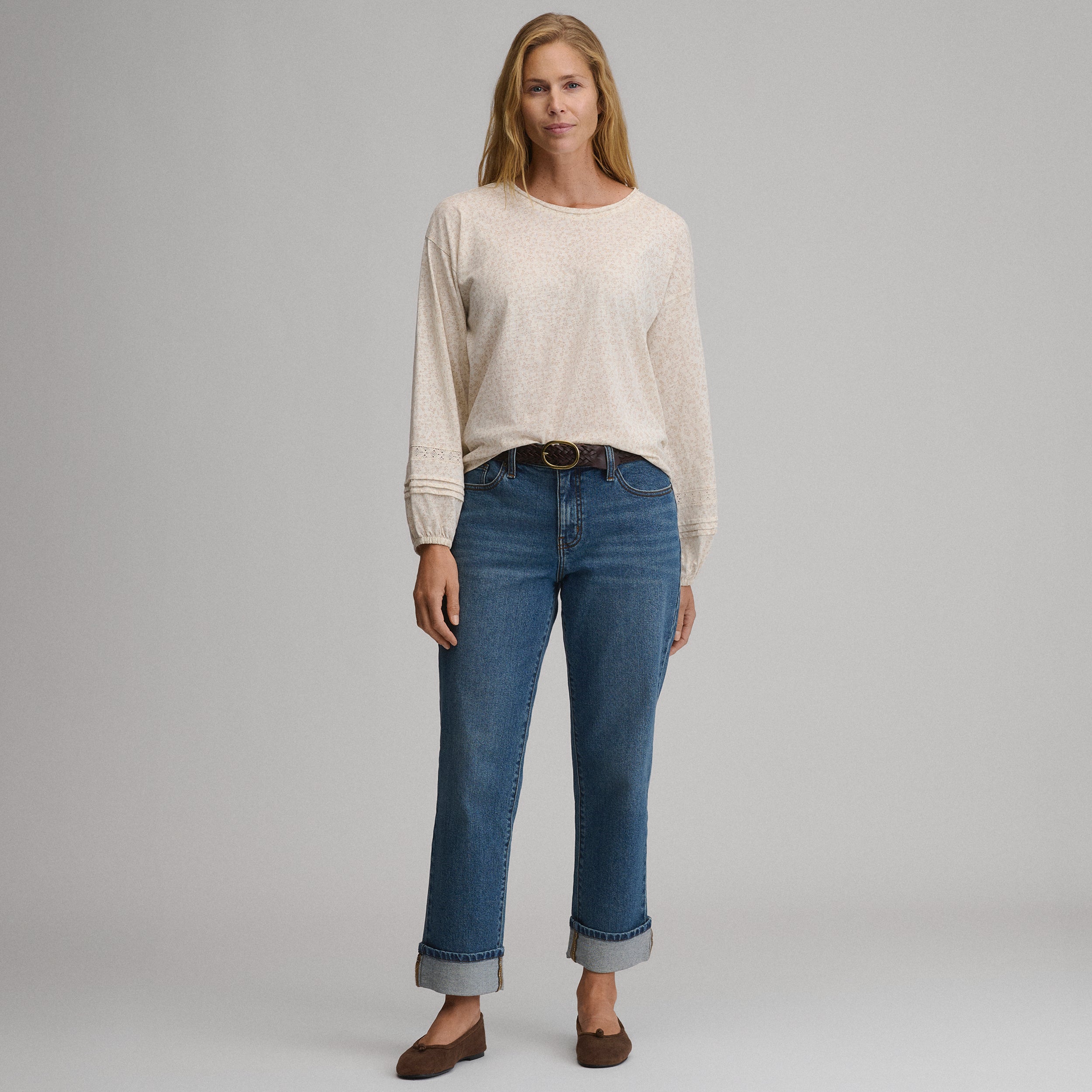 Women's Long-Sleeve Soft Relaxed Top - Image 12