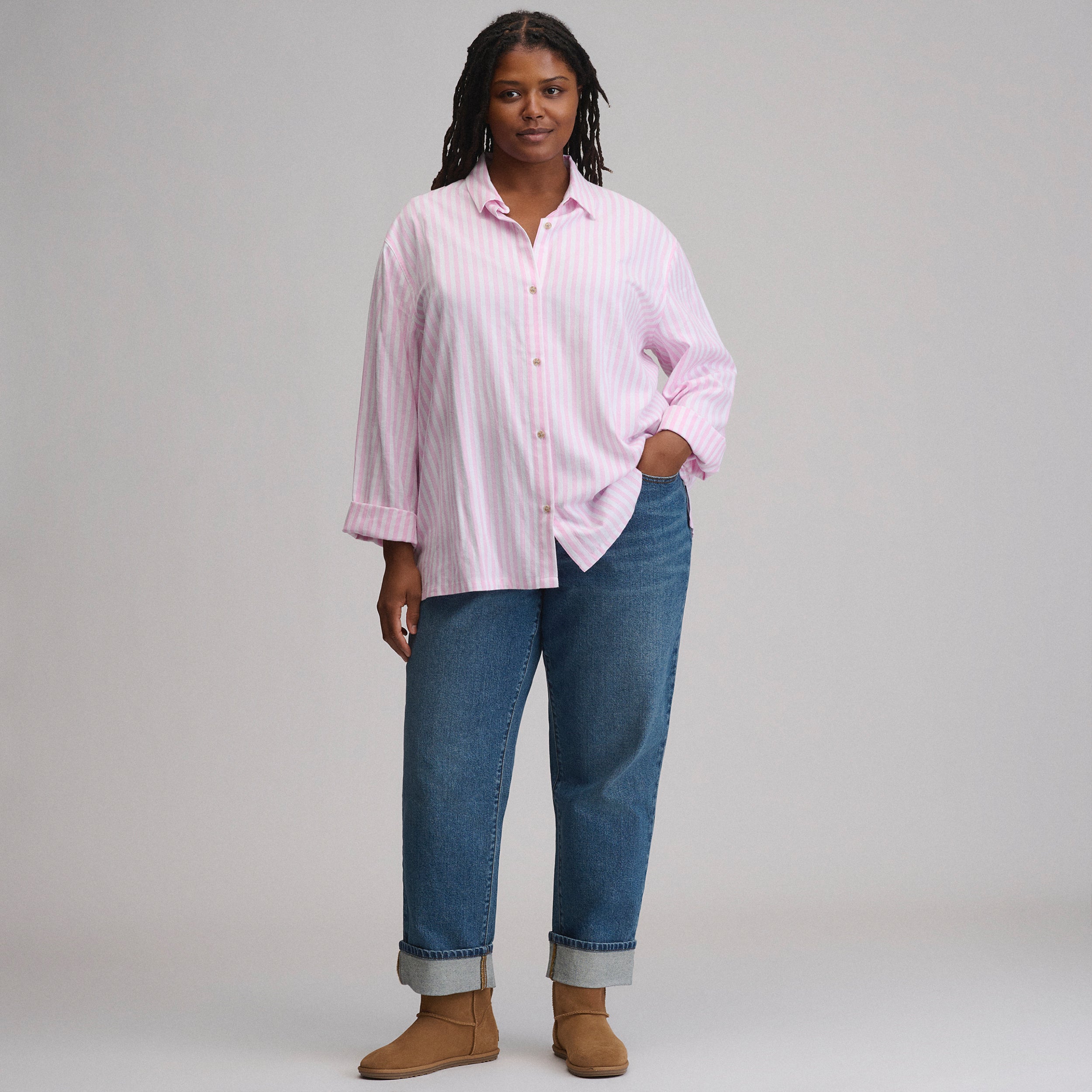 Women's Long-Sleeve Softened Sleep Shirt - Image 21