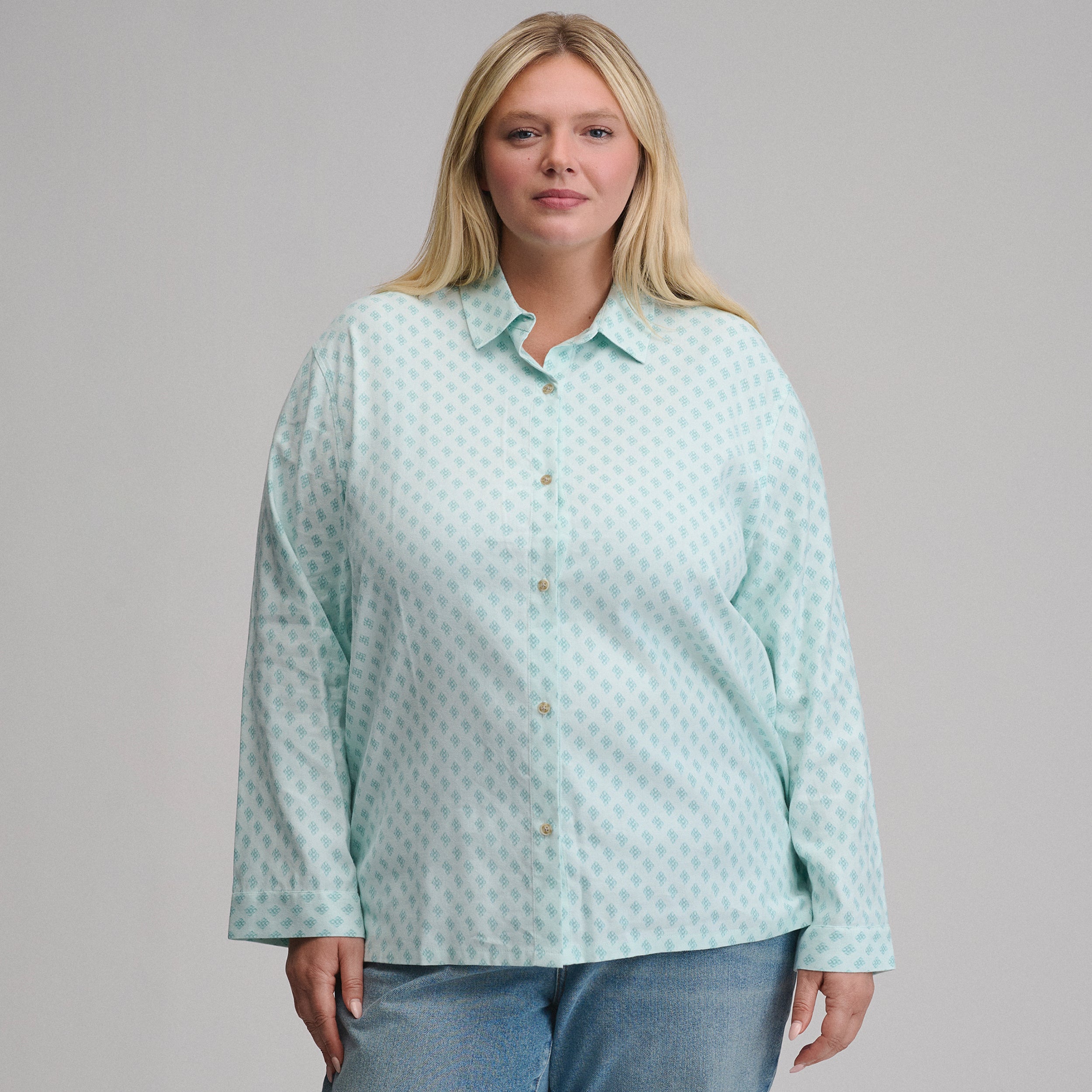 Women's Long-Sleeve Softened Sleep Shirt - Image 26