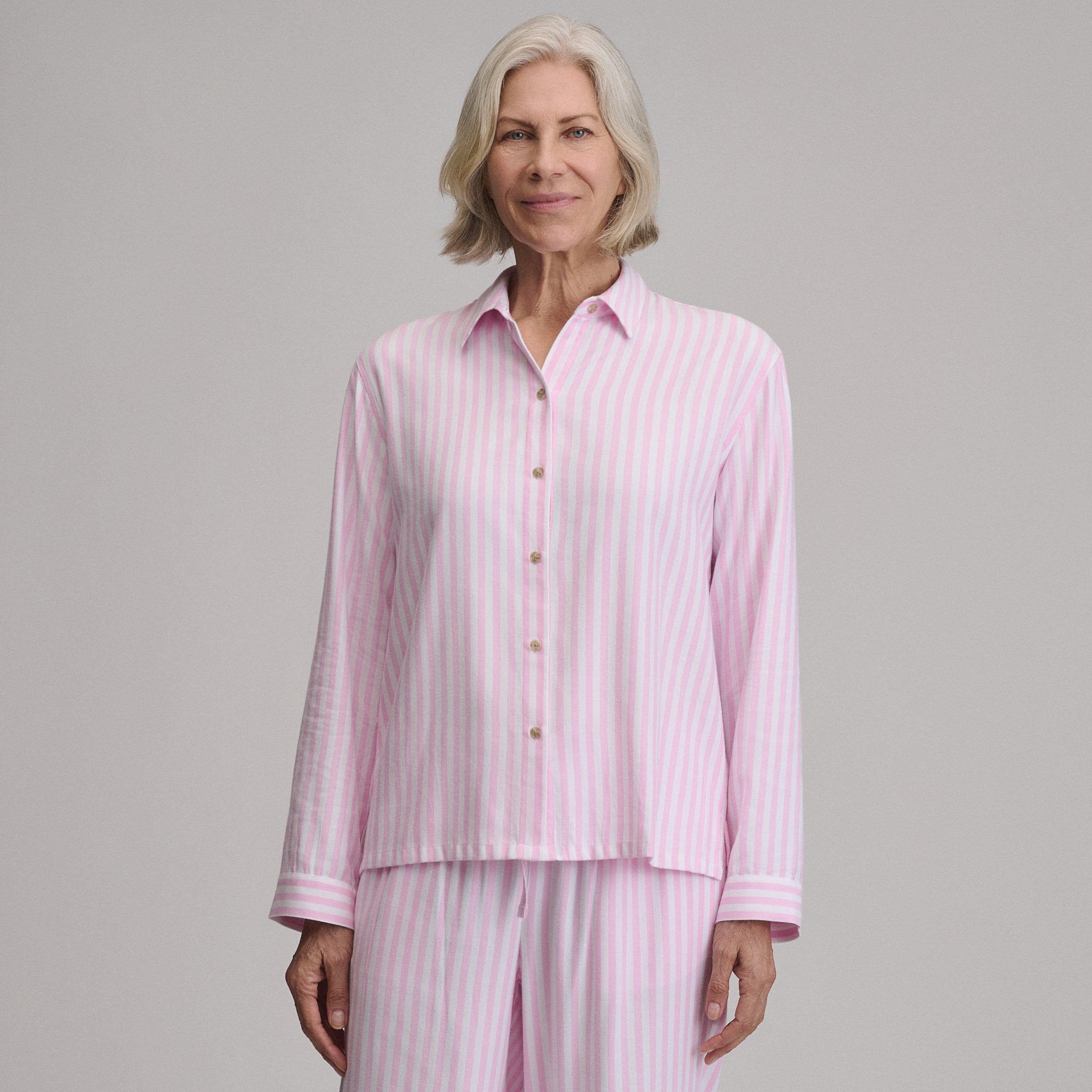 Women's Long-Sleeve Softened Sleep Shirt - Image 4
