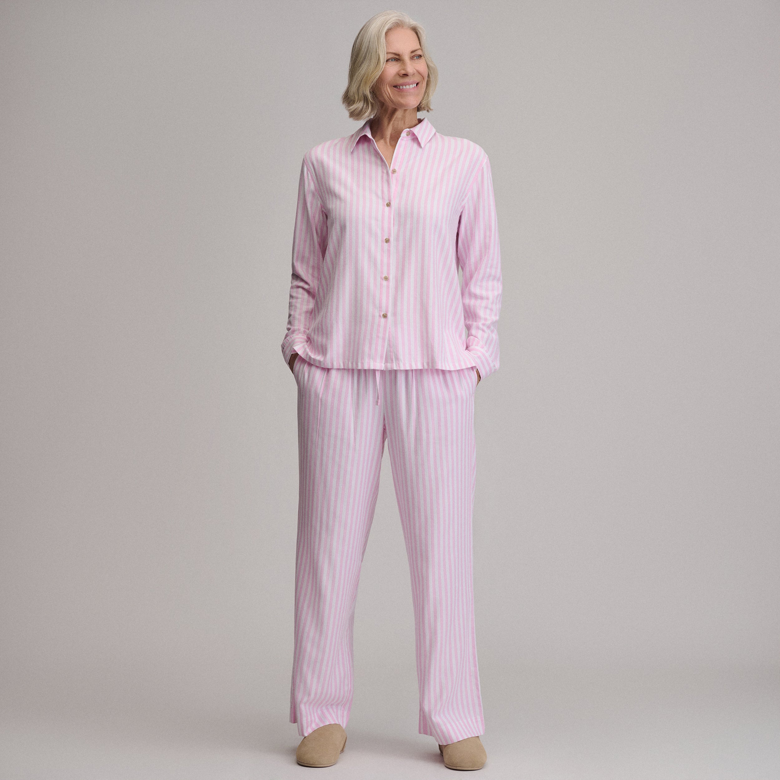 Women's Long-Sleeve Softened Sleep Shirt - Image 6