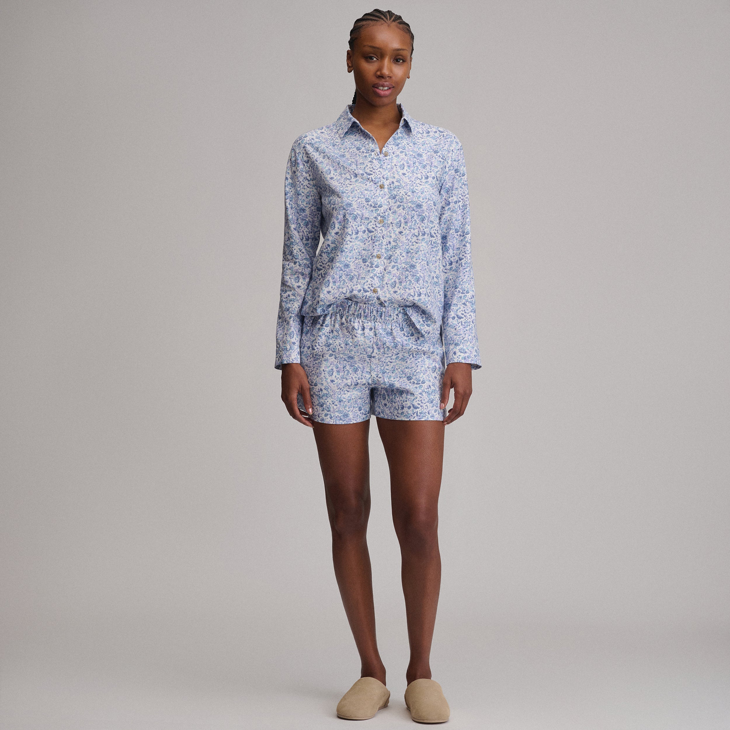 Women's Long-Sleeve Softened Sleep Shirt - Image 10