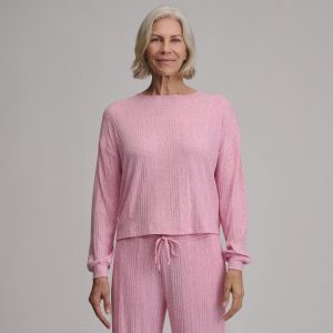 Women's Long-Sleeve Cozy Rib Crew