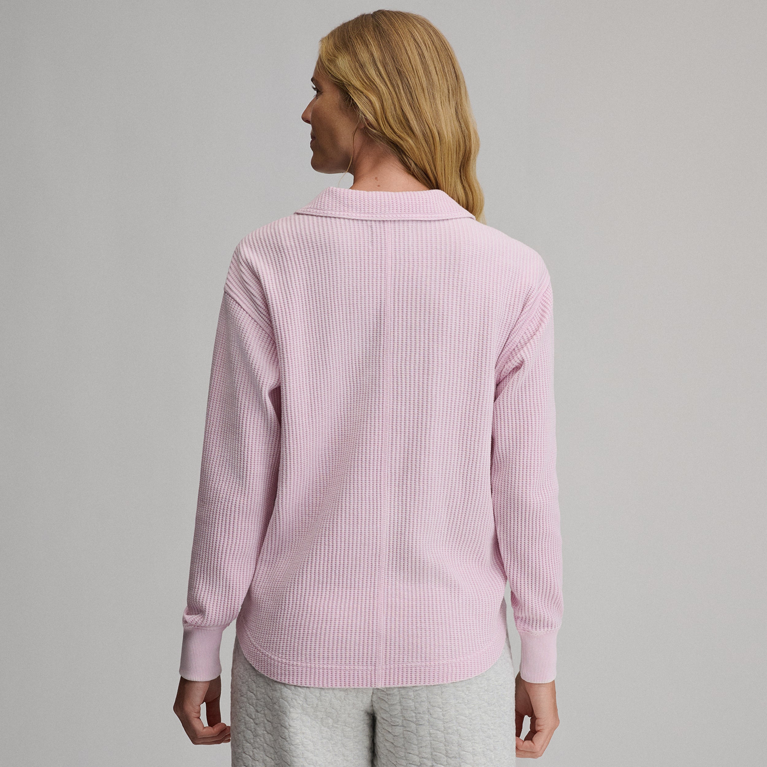 Women's Lounge V-Neck Thermal Crew - Image 6