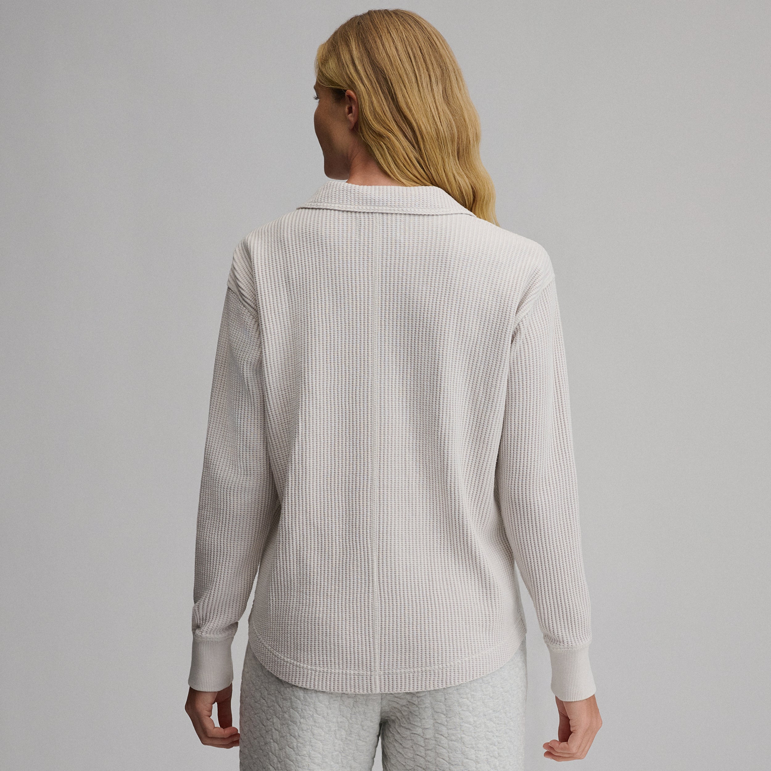 Women's Lounge V-Neck Thermal Crew - Image 10