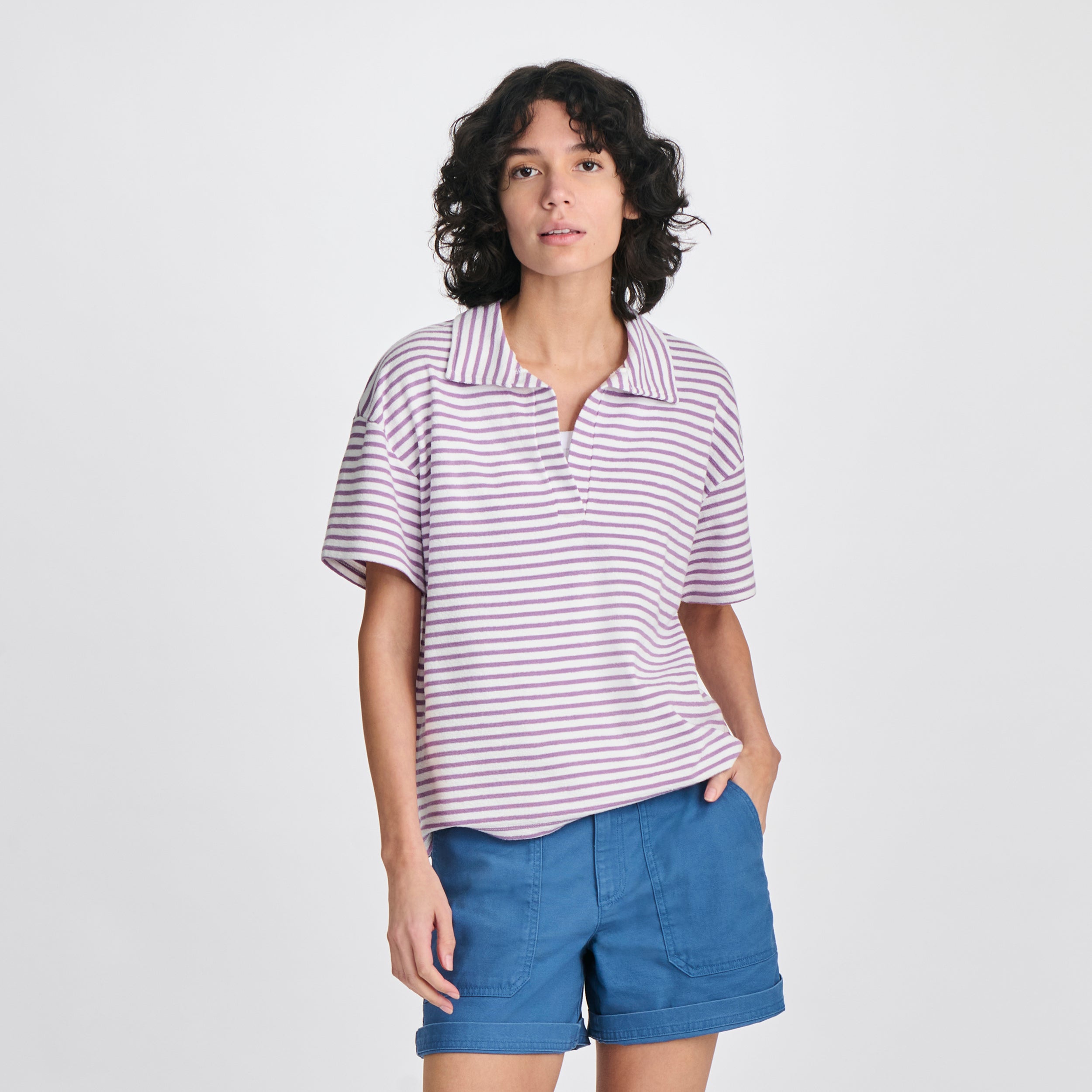 Women's Northport Textured Short Sleeve T-Shirt - Image 6