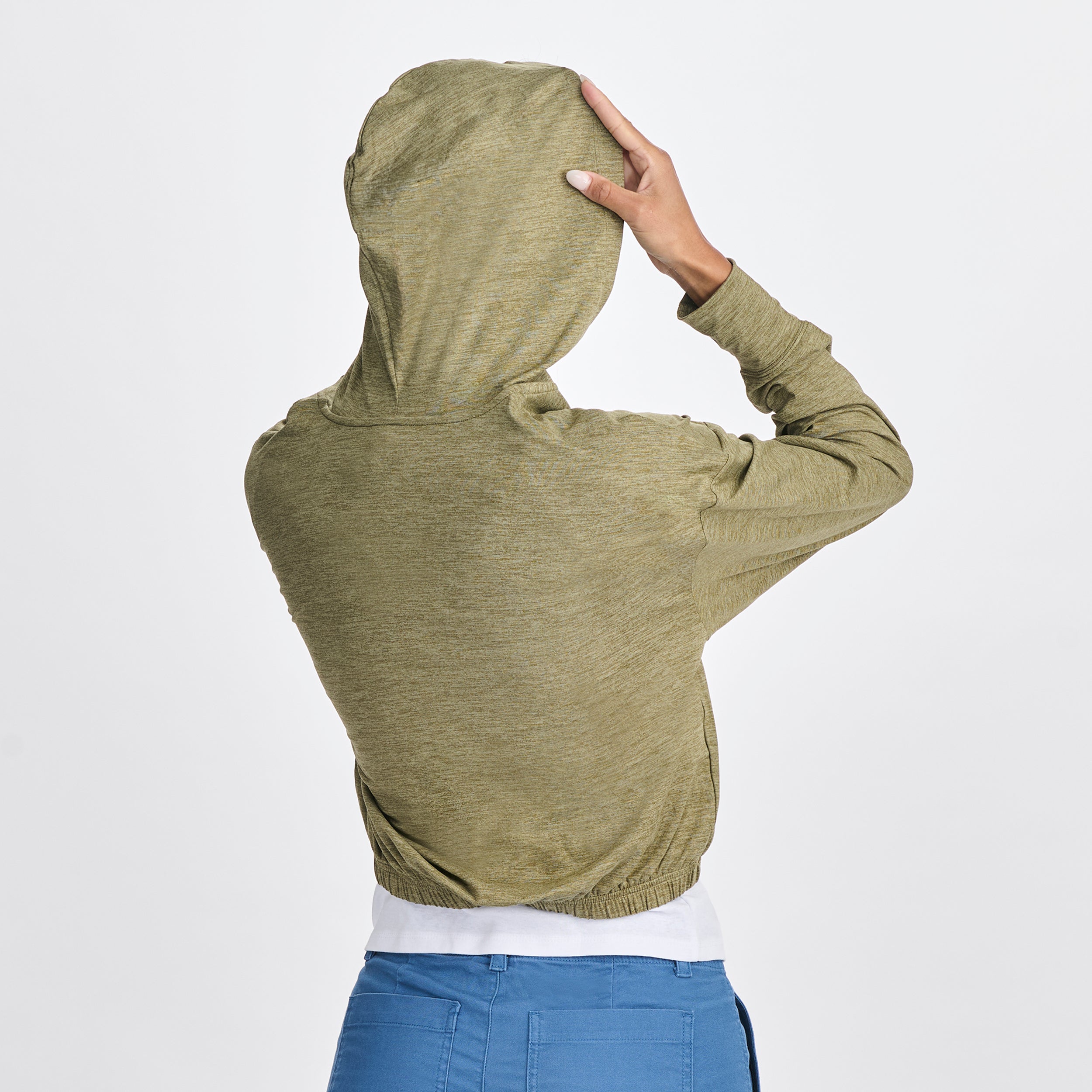 Women's Sightseer Cropped Full-Zip Hoodie - Image 7